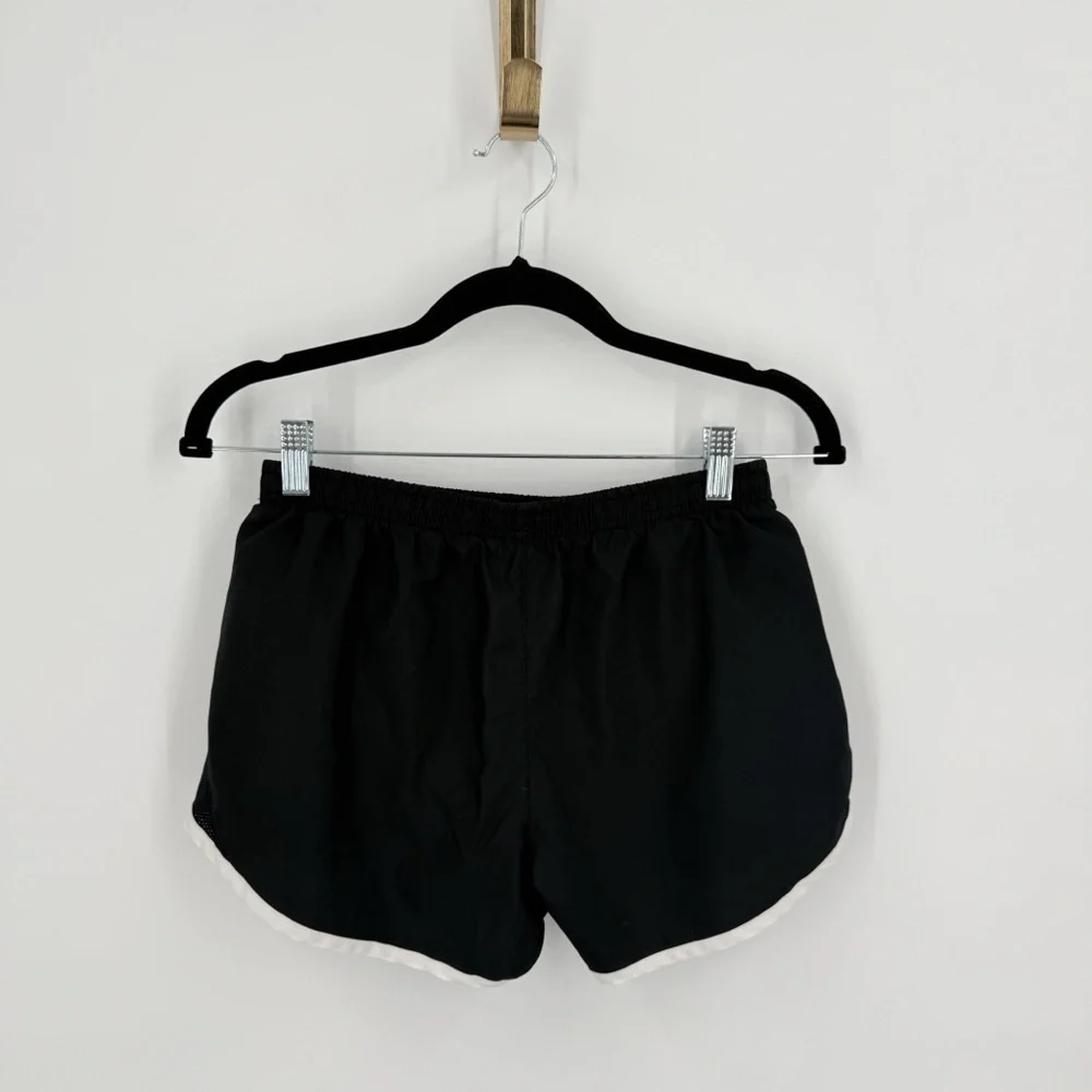Nike Black and White Athletic Shorts Performance Fit